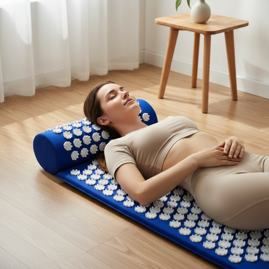 Tapis d’Acupression Zenpression™ Soulage Stress, Douleurs & Tensions en 10 Minutes