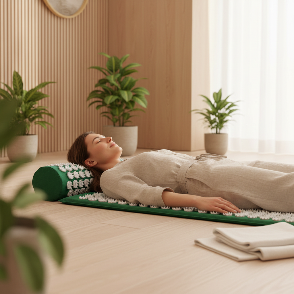 Tapis d’Acupression Zenpression™ Soulage Stress, Douleurs & Tensions en 10 Minutes